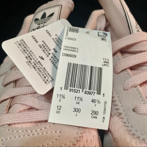 Adidas Iniki I-5923 Raw Pink New in Box Size 12 - Picture 7 of 8